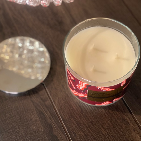 Bath & Body Works Candied Maple Bacon 3-wick Candle Limited Edition NEW - Picture 4 of 8